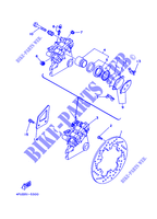REMKLAUW ACHTER voor Yamaha TDR125 2002