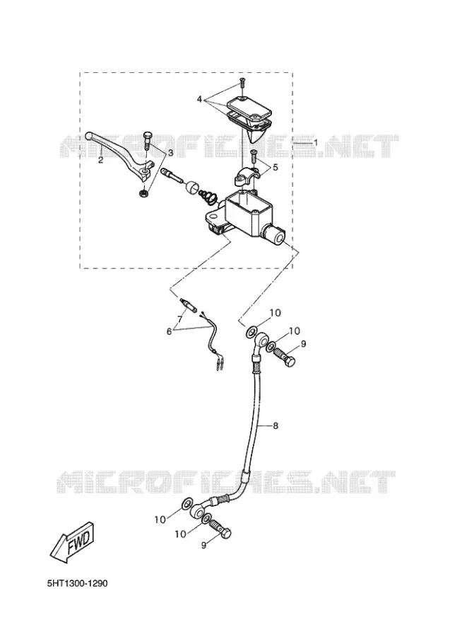 REMPOMP VOOR Yamaha SCOOTER 125 2002 MAXSTER  XQ125 MAXSTER