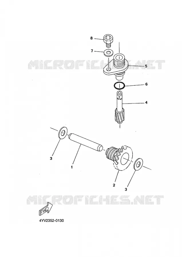 TOERENTELLERAANDRIJVING Yamaha MOTO 50 2002 MBK XPOWER  TZR50 TZR50R X-POWER