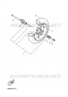 VOORWIEL voor Yamaha YQ50L 2002
