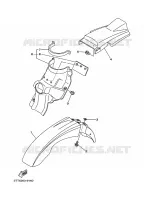 SPATBORD voor Yamaha DT125 2002