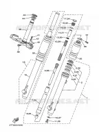 VOORVORK 2 voor Yamaha DT125 2002