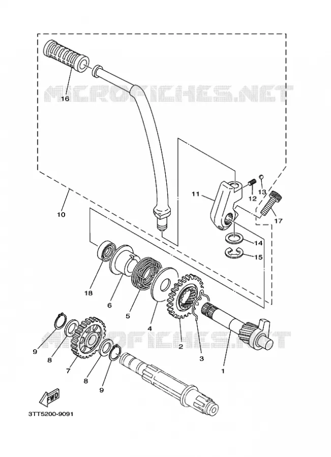 STARTMOTOR Yamaha MOTO 125 2002 DT  DT125