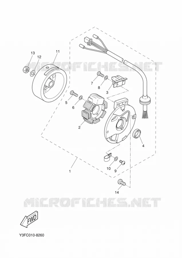 DYNAMO Yamaha SCOOTER 50 2002 BOOSTER  CW50