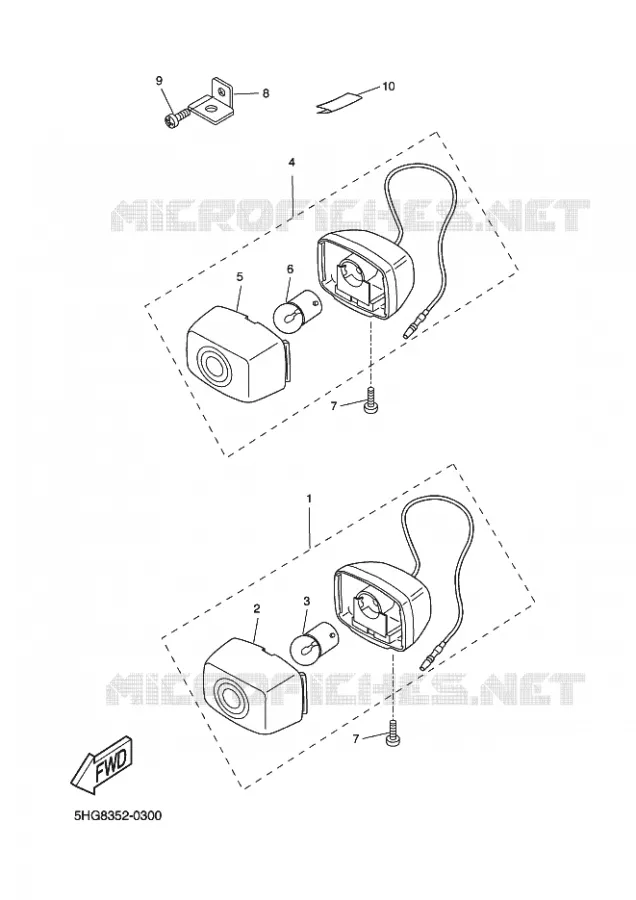 KNIPPERLICHT Yamaha SCOOTER 50 2002 BOOSTER  CW50