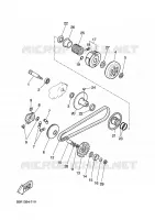 STARTMOTOR KOPPELINGS voor Yamaha YQ50  2002