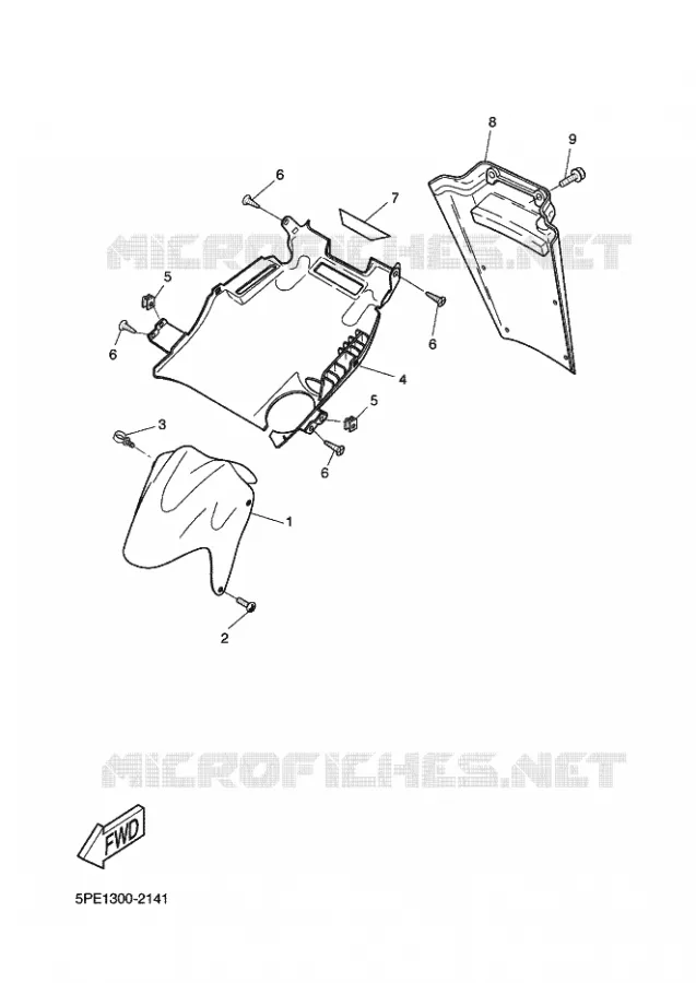 SPATBORD Yamaha SCOOTER 50 2002 NITRO  YQ50 NITRO