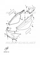 ZIJKUIPDEEL voor Yamaha CW50RS 2001