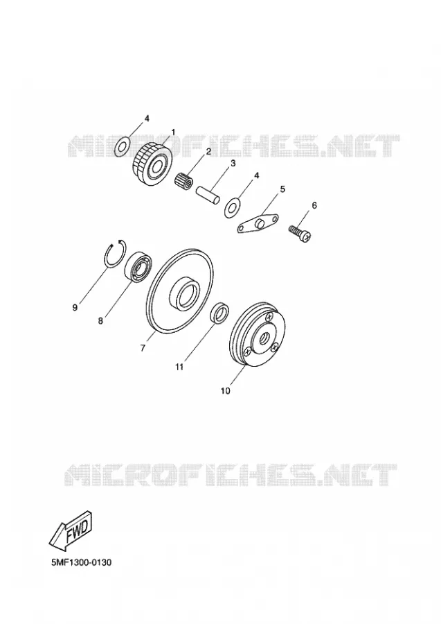 STARTMOTOR Yamaha SCOOTER 125 2001 THUNDER  XQ125 THUNDER