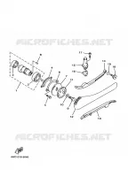 NOKKENAS / KETTING voor Yamaha YP250 2001