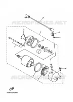 STARTMOTOR voor Yamaha YP250 2001