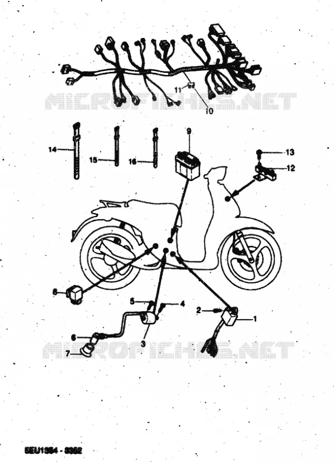 ELECTRISCH 2 Yamaha SCOOTER 50 2001 FLIPPER  YH50 FLIPPER