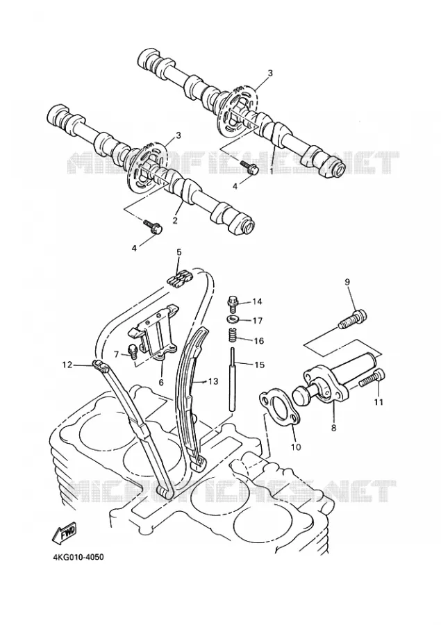 NOKKENAS / KETTING Yamaha MOTO 1300 2000 XJR  XJR1300