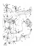 RADIATEUR / SLANG voor Yamaha YP125E 2000