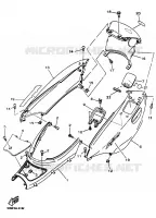ZIJKUIPDEEL voor Yamaha YP125E 2000
