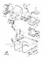 STUUR / KABEL voor Yamaha YP125E 2000