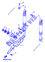 ACHTERBRUG / SCHOKBREKER voor Yamaha XC125A 2000