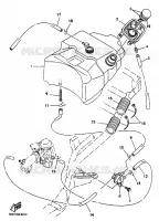 BENZINE TANK voor Yamaha YP125E 2000
