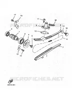 NOKKENAS / KETTING voor Yamaha YP125E 2000