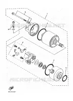 STARTMOTOR voor Yamaha YP125E 2000