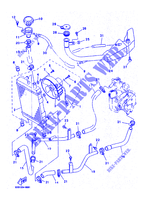 RADIATEUR / SLANG voor Yamaha YP125E 2000