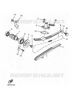 NOKKENAS / KETTING voor Yamaha YP125E 2000