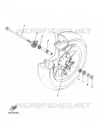 VOORWIEL voor Yamaha YP125E 2000