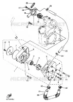 WATERPOMP / SLANGEN voor Yamaha YP125E 2000