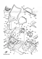 BEENSCHERM voor Yamaha YP250 2000