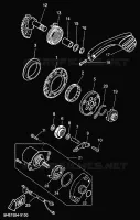STARTMOTOR voor Yamaha YQ50L 1999