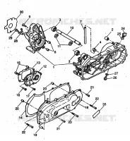 CARTERDELEN voor Yamaha YH50 1999