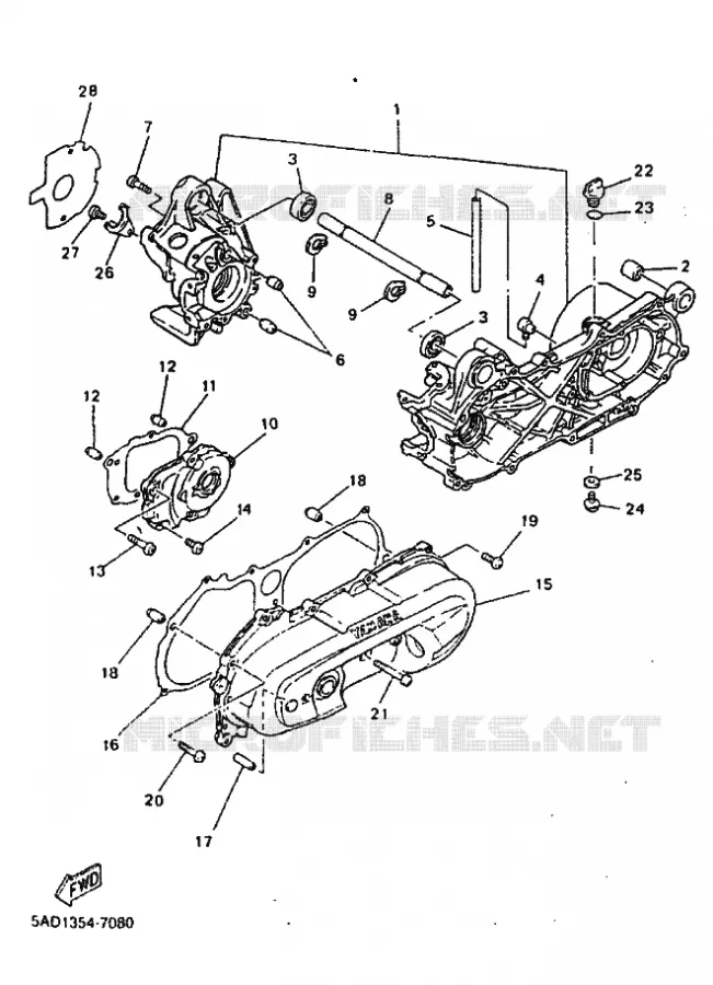 CARTERDELEN Yamaha SCOOTER 50 1999 NEOS  YN50 YN50R NEO'S