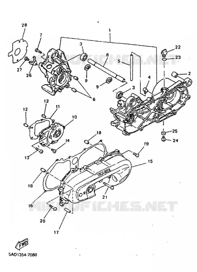 CARTERDELEN Yamaha SCOOTER 50 1999 NEOS  YN50 YN50R NEO'S