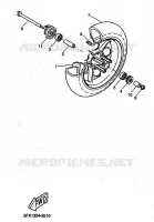 VOORWIEL voor Yamaha CW50RS 1999