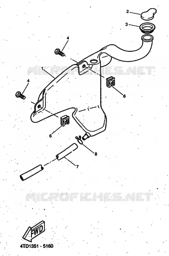 OLIE RESERVOIR Yamaha SCOOTER 50 1999 ROCKET  CW50RSP