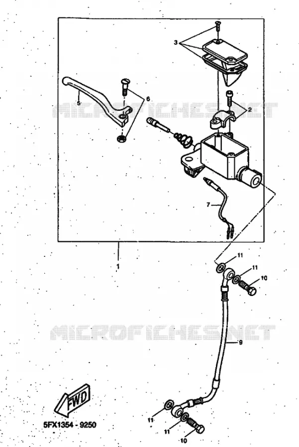 REMPOMP VOOR Yamaha SCOOTER 50 1999 ROCKET  CW50RSP