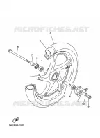VOORWIEL voor Yamaha AL115C MIO 2007