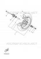 VOORWIEL voor Yamaha BOOSTER NEXT GENERATION 2004