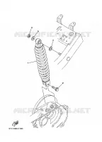 ACHTERBRUG / SCHOKBREKER voor Yamaha AL115C MIO 2007