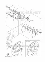 REMKLAUW VOOR voor Yamaha AL115C MIO 2007
