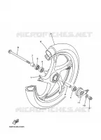 VOORWIEL voor Yamaha AL115C MIO 2007