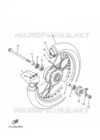 WIEL VOOR 2 voor Yamaha AL115C MIO 2007
