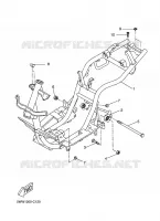 FRAME voor Yamaha BOOSTER SPIRIT 2008