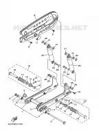 ACHTERBRUG / SCHOKBREKER voor Yamaha V80 2004