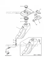 OLIE RESERVOIR voor Yamaha V80 2004