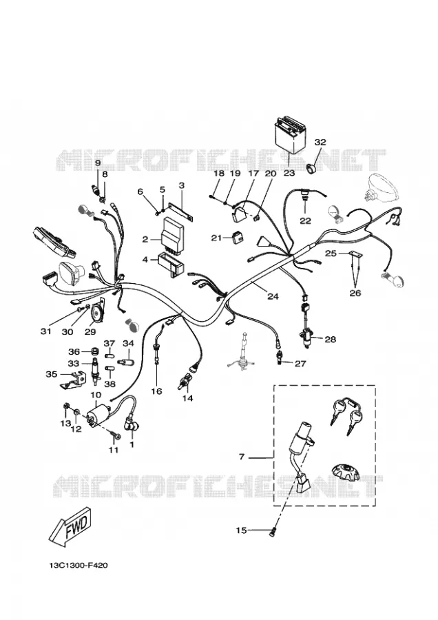 ELECTRISCH 1 Yamaha MOTO 50 2007 X-LIMIT  X-LIMIT S.M