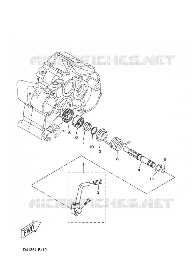 STARTMOTOR Yamaha MOTO 50 2007 X-LIMIT  X-LIMIT S.M