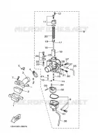 CARBURATEUR  voor Yamaha X-LIMIT ENDURO 2004