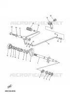 SCHAKEL STANG / PEDAAL voor Yamaha X-POWER 2004
