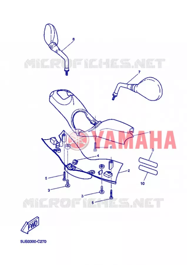 KAP 1 Yamaha SCOOTER 50 2004 FLIPPER  YH50 FLIPPER